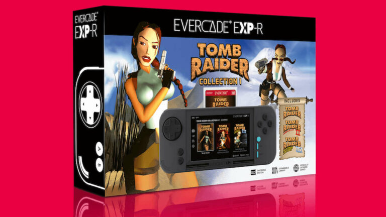 Preorder Evercade’s New Retro Gaming Devices Bundled With Tomb Raider Cartridge At Amazon